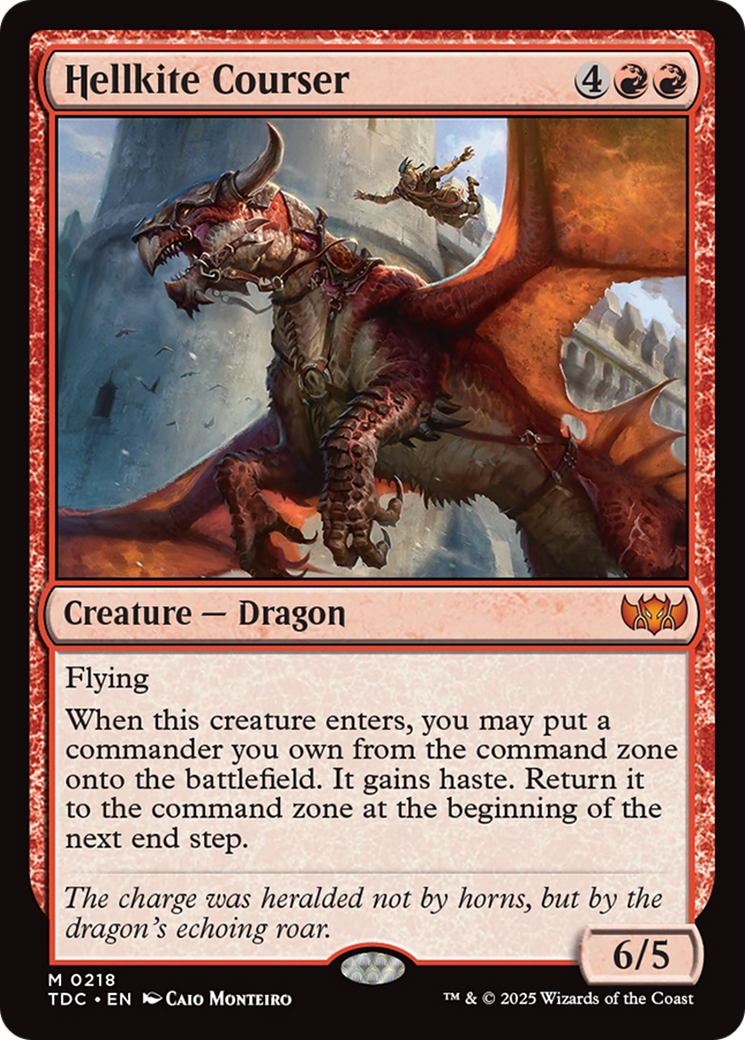 Hellkite Courser [Tarkir: Dragonstorm Commander] | Card Citadel