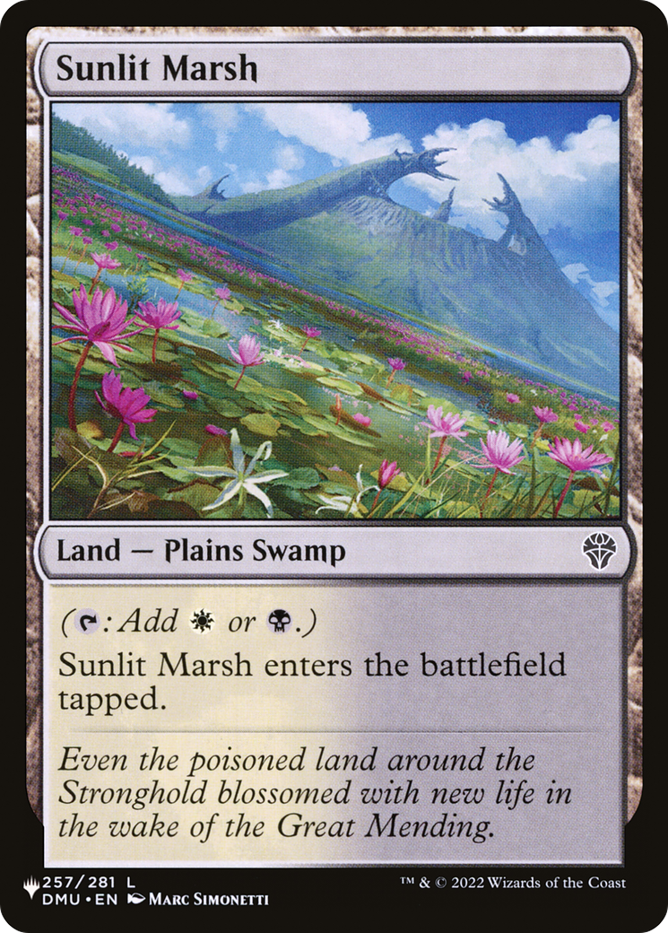 Sunlit Marsh [The List Reprints] | Card Citadel