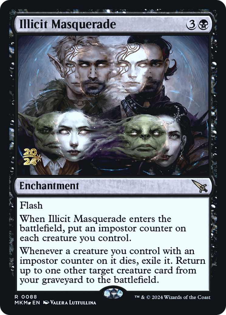 Illicit Masquerade [Murders at Karlov Manor Prerelease Promos] | Card Citadel