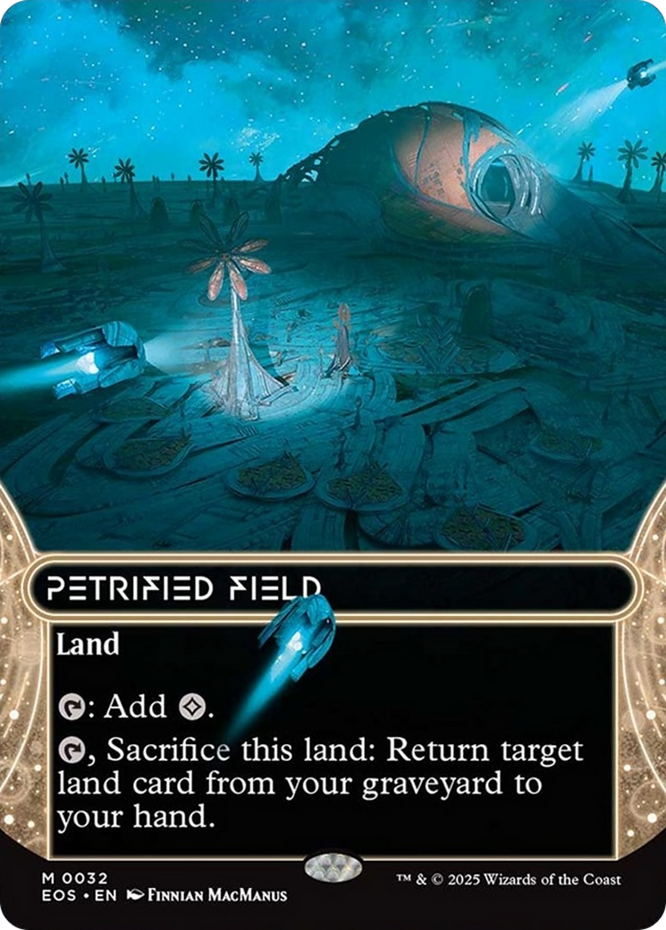 Petrified Field (0032) (Borderless) [Edge of Eternities: Stellar Sights] | Card Citadel