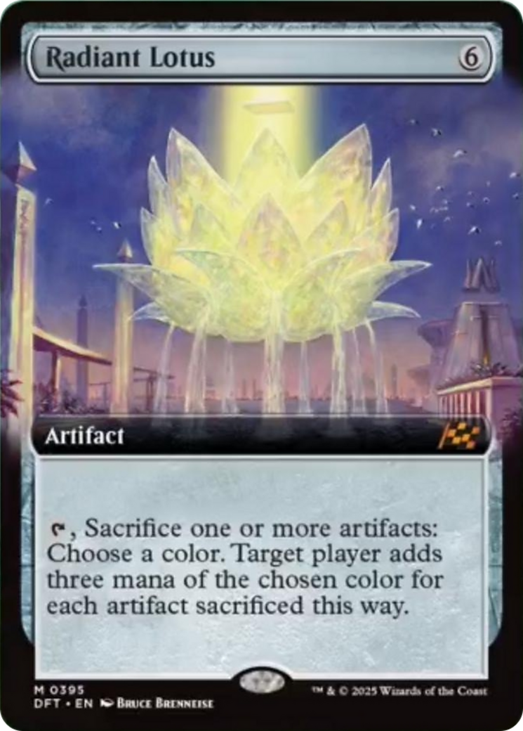 Radiant Lotus (Extended Art) [Aetherdrift] | Card Citadel