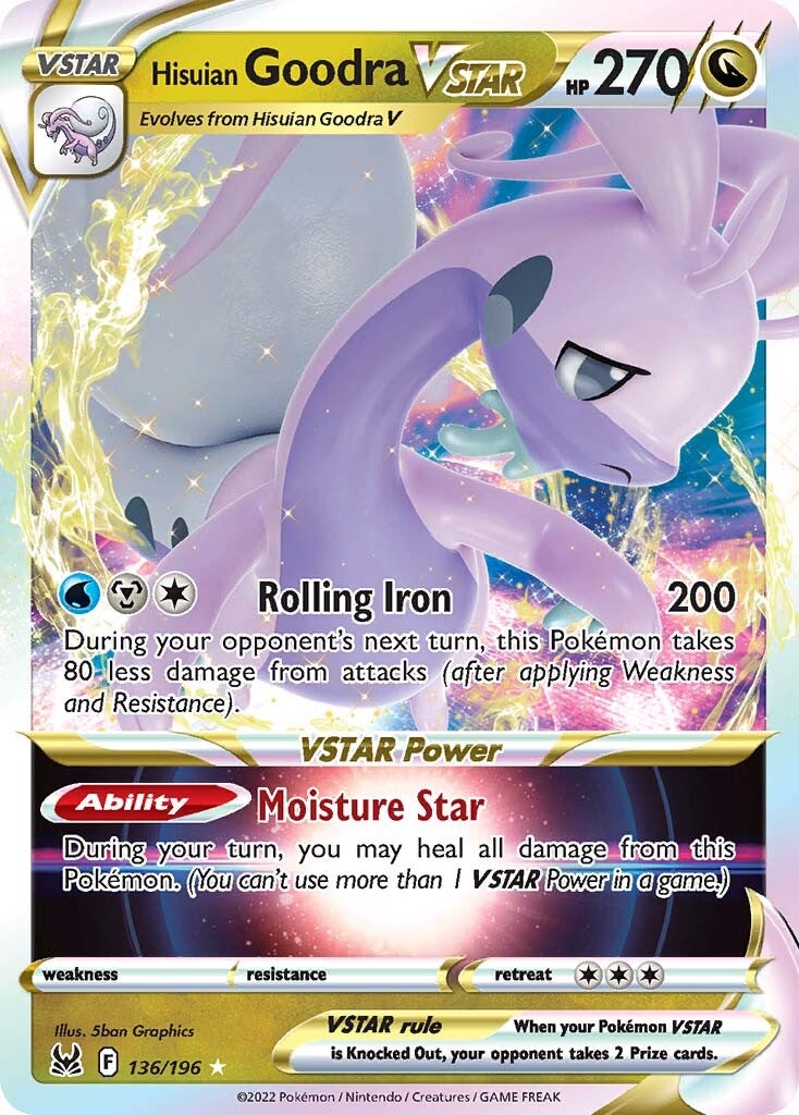 Hisuian Goodra VSTAR (136/196) [Sword & Shield: Lost Origin] | Card Citadel