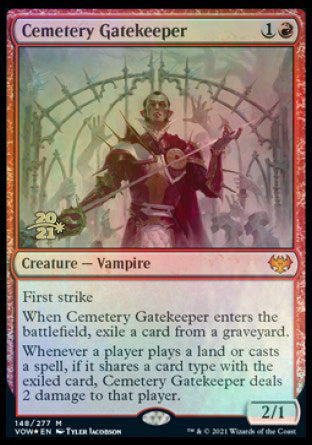 Cemetery Gatekeeper [Innistrad: Crimson Vow Prerelease Promos] | Card Citadel