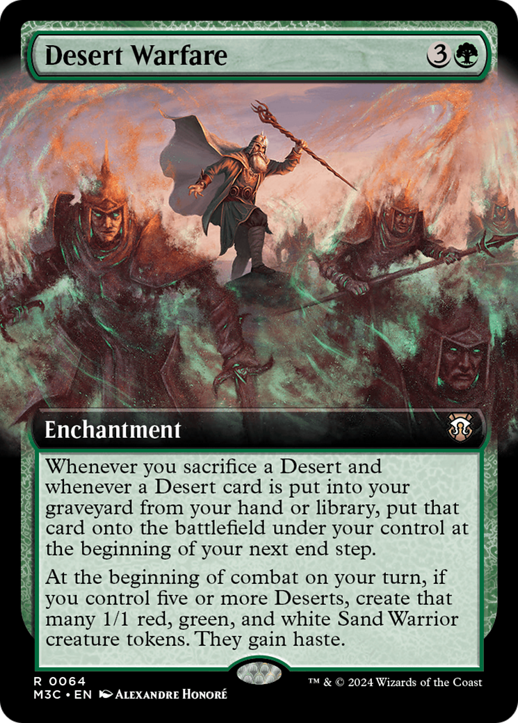 Desert Warfare (Extended Art) [Modern Horizons 3 Commander] | Card Citadel