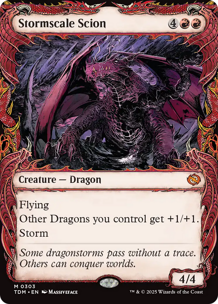Stormscale Scion (Showcase) [Tarkir: Dragonstorm] | Card Citadel