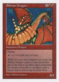 Shivan Dragon (Oversized) [Oversize Cards] | Card Citadel