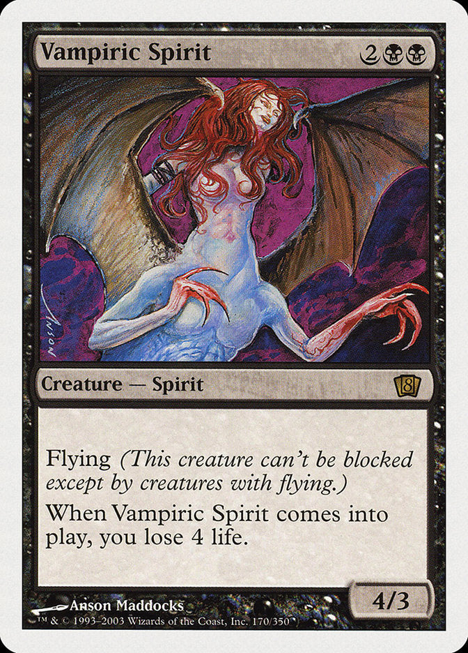 Vampiric Spirit (8th Edition) [Oversize Cards] | Card Citadel