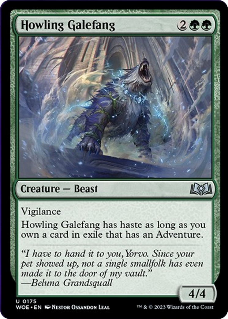 Howling Galefang [Wilds of Eldraine] | Card Citadel