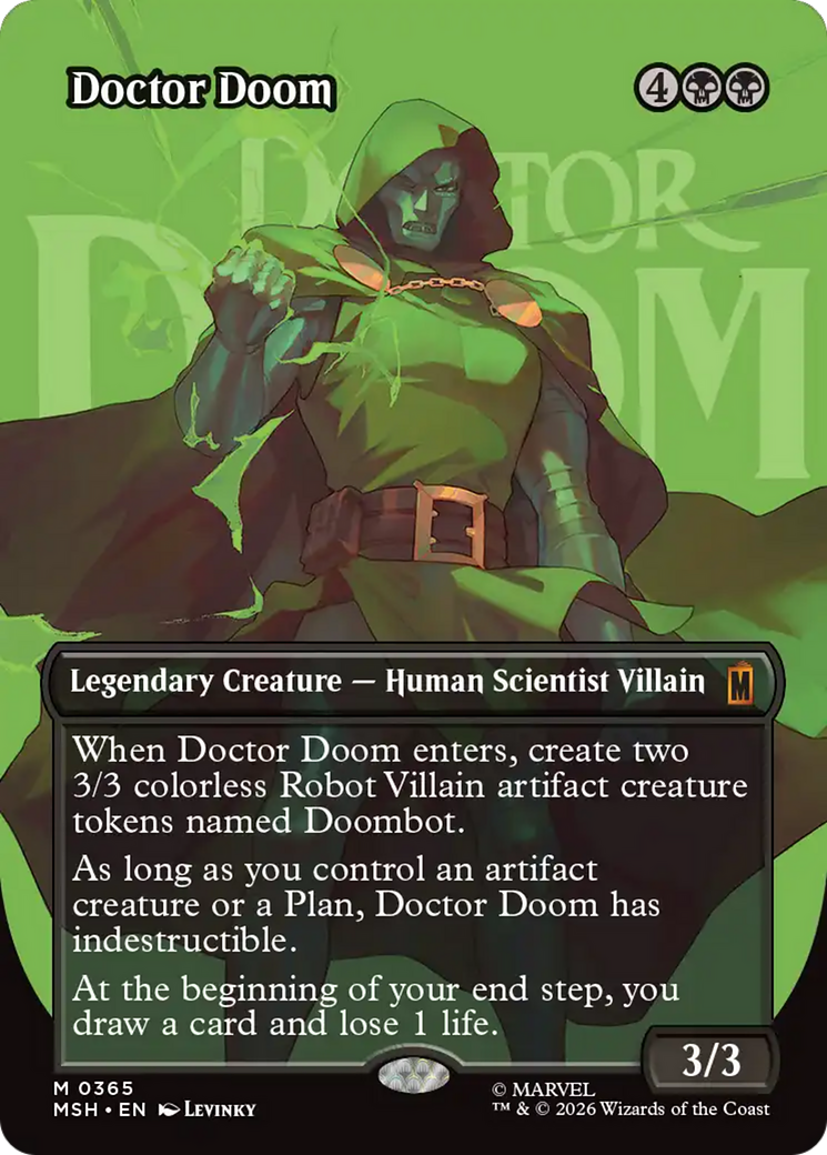 Doctor Doom (Borderless) (365) [Marvel Super Heroes] | Card Citadel