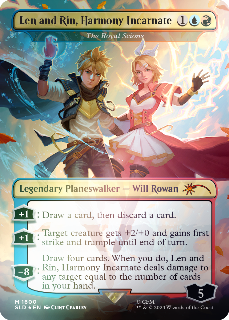 Len and Rin, Harmony Incarnate - The Royal Scions (Rainbow Foil) [Secret Lair Drop Series] | Card Citadel