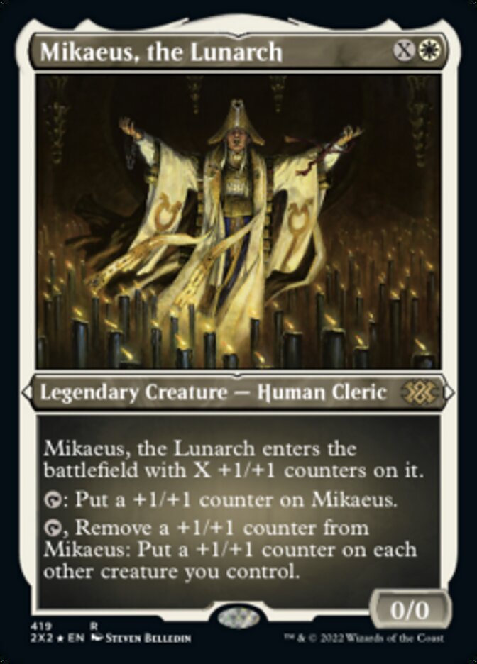 Mikaeus, the Lunarch (Foil Etched) [Double Masters 2022] | Card Citadel