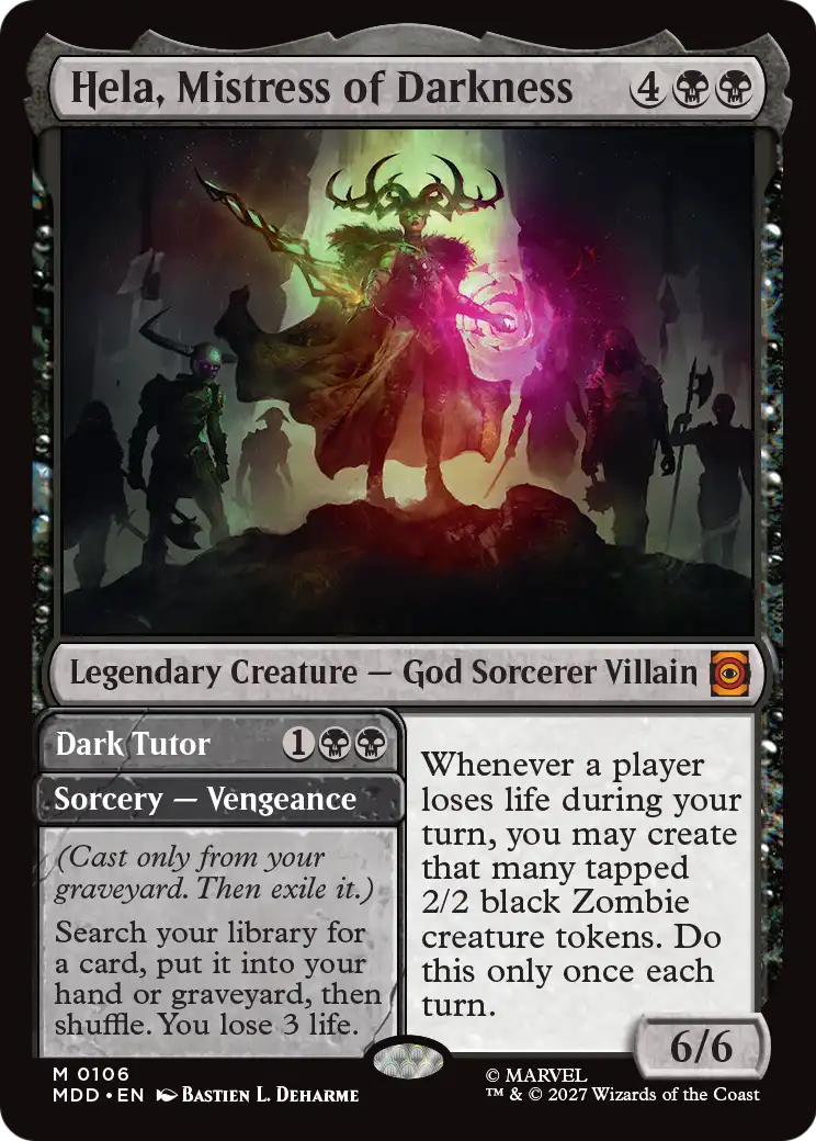 Hela, Mistress of Darkness [Marvel: Darkhold Destiny] | Card Citadel