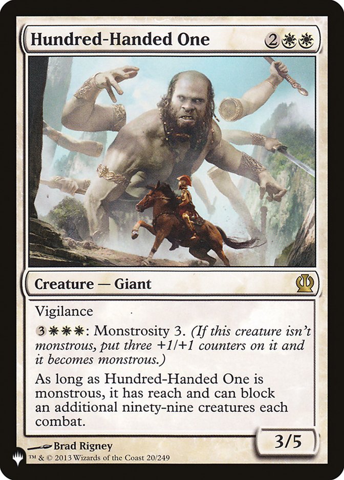 Hundred-Handed One [The List] | Card Citadel