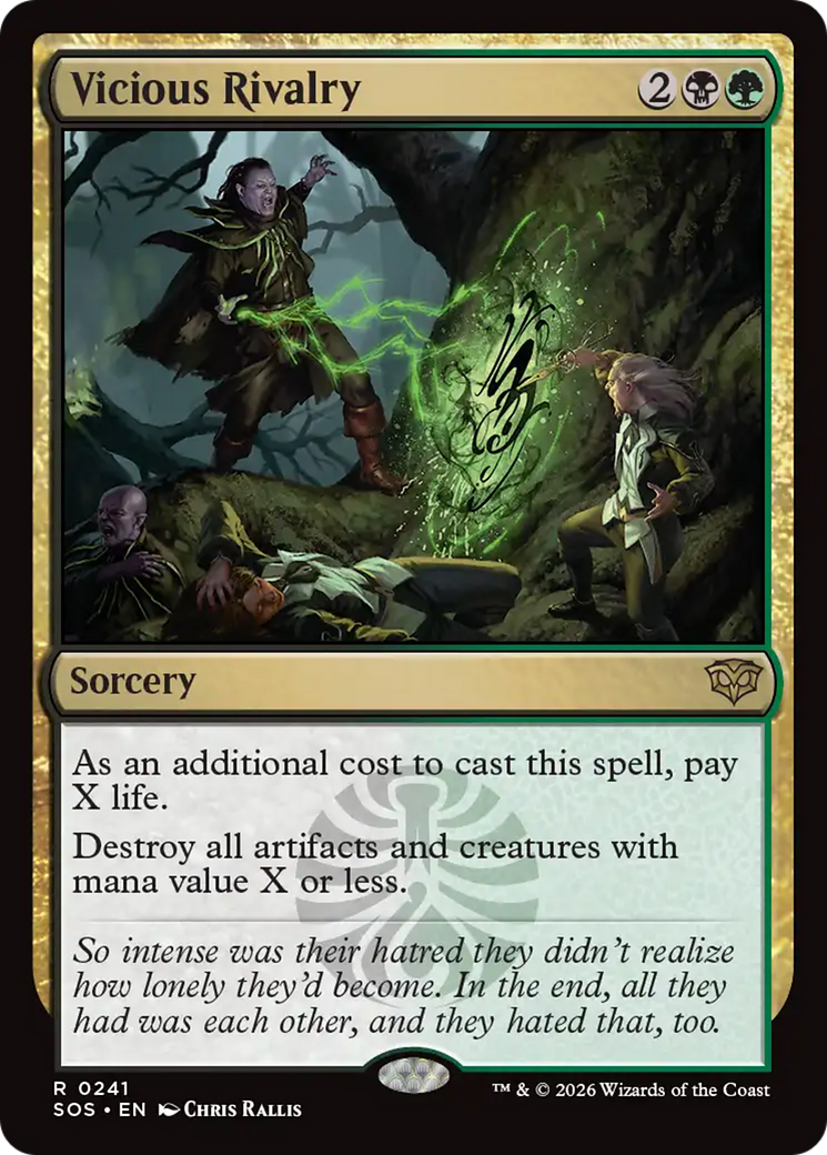 Vicious Rivalry [Secrets of Strixhaven] | Card Citadel