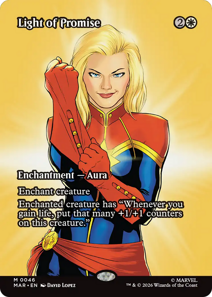 Light of Promise (Borderless) [Marvel Universe: Eternal-Legal] | Card Citadel