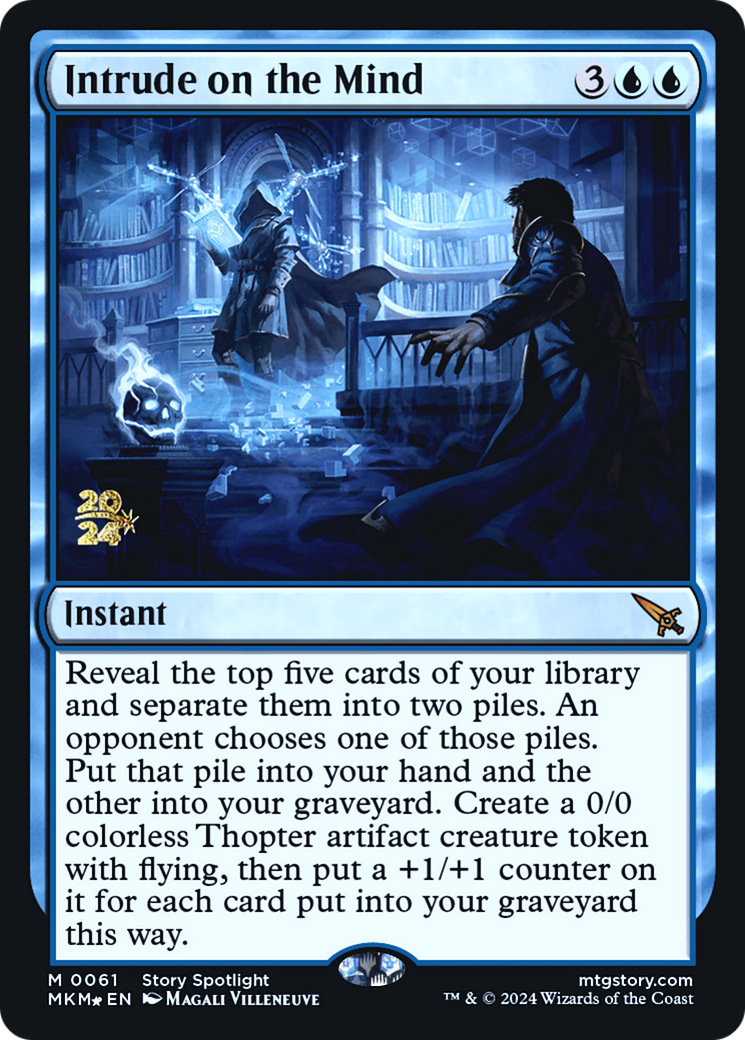 Intrude on the Mind [Murders at Karlov Manor Prerelease Promos] | Card Citadel