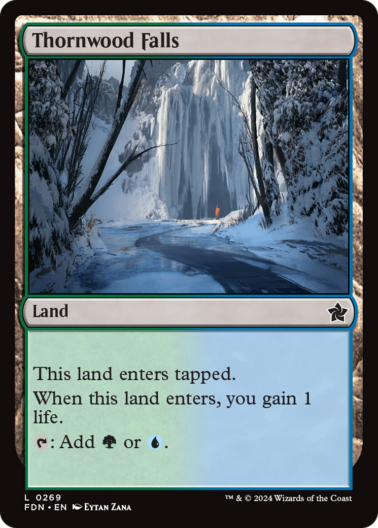 Thornwood Falls [Foundations] | Card Citadel