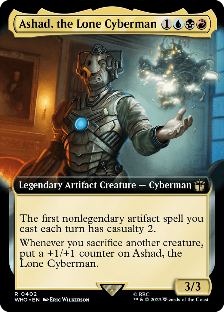 Ashad, the Lone Cyberman (Extended Art) [Doctor Who] | Card Citadel