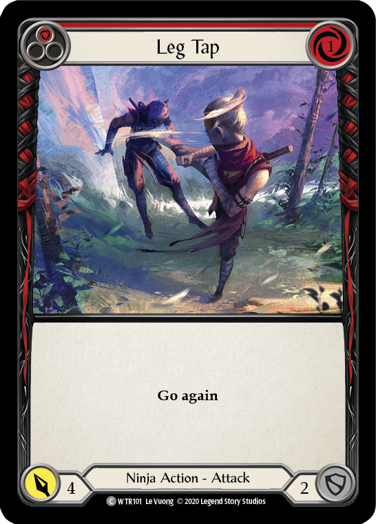 Leg Tap (Red) [U-WTR101] (Welcome to Rathe Unlimited)  Unlimited Normal | Card Citadel