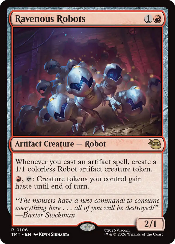 Ravenous Robots [Teenage Mutant Ninja Turtles] | Card Citadel