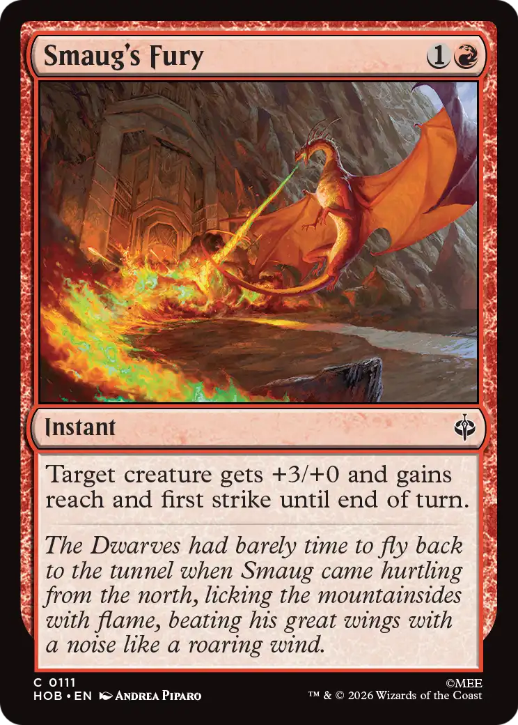 Smaug's Fury [The Hobbit] | Card Citadel