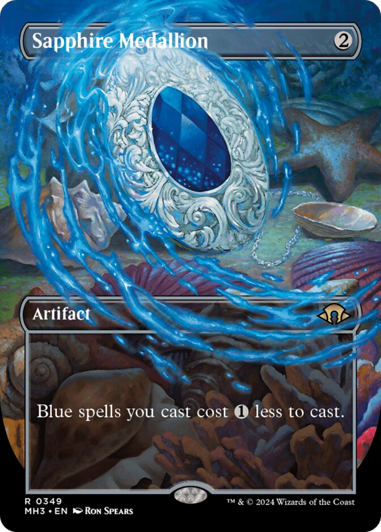 Sapphire Medallion (Borderless) [Modern Horizons 3] | Card Citadel