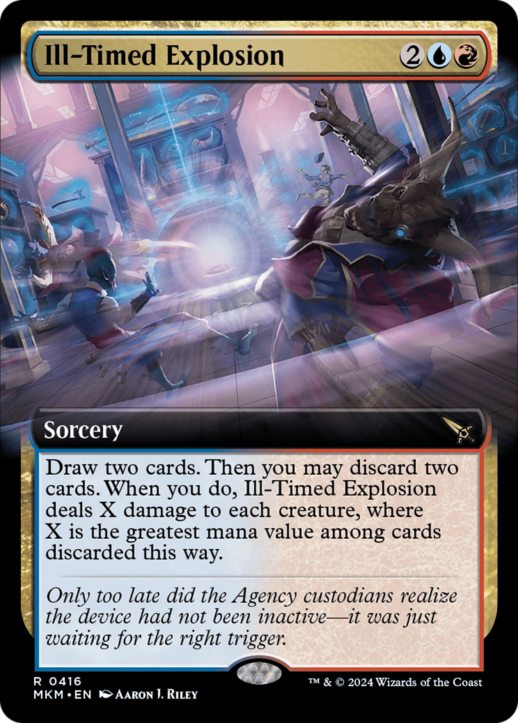 Ill-Timed Explosion (Extended Art) [Murders at Karlov Manor] | Card Citadel