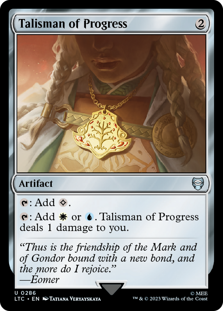 Talisman of Progress [The Lord of the Rings: Tales of Middle-Earth Commander] | Card Citadel