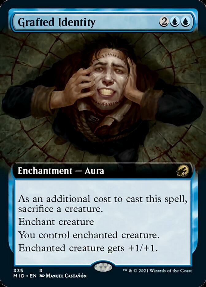 Grafted Identity (Extended Art) [Innistrad: Midnight Hunt] | Card Citadel