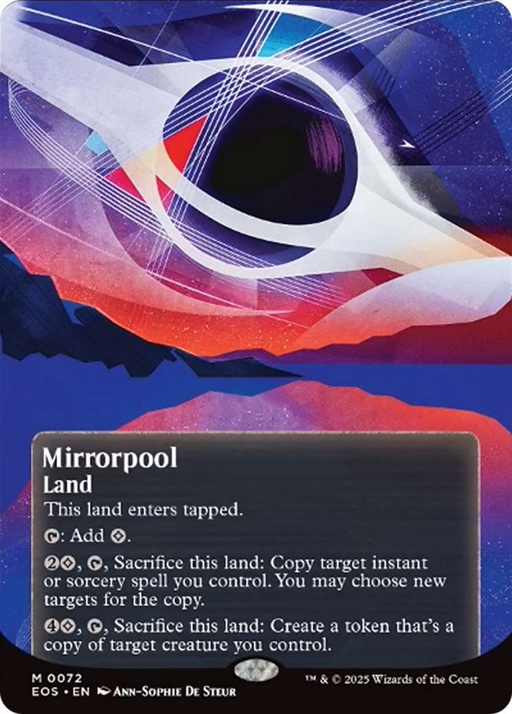 Mirrorpool (0072) (Borderless) [Edge of Eternities: Stellar Sights] | Card Citadel