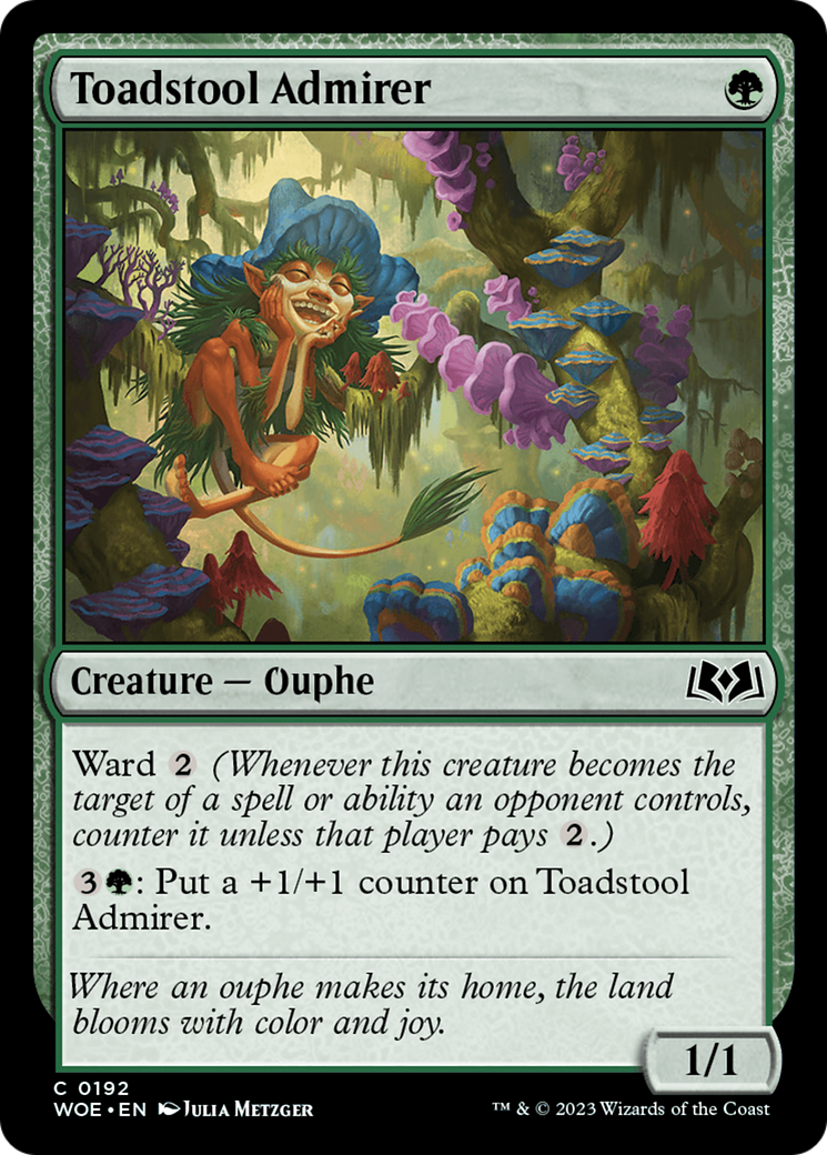 Toadstool Admirer [Wilds of Eldraine] | Card Citadel