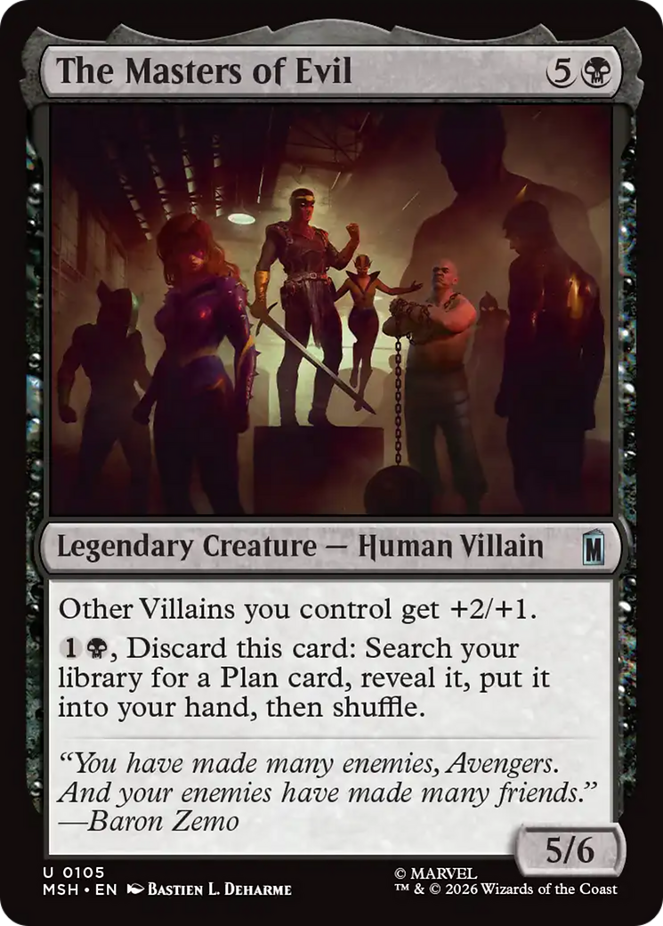 The Masters of Evil [Marvel Super Heroes] | Card Citadel