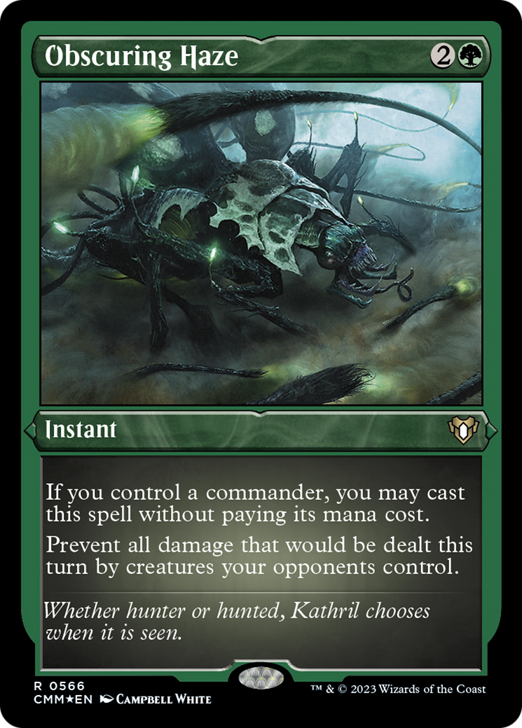 Obscuring Haze (Foil Etched) [Commander Masters] | Card Citadel