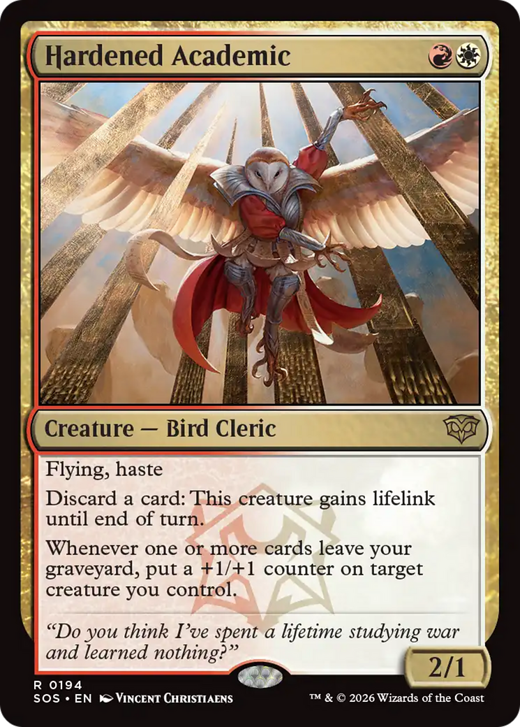 Hardened Academic [Secrets of Strixhaven] | Card Citadel