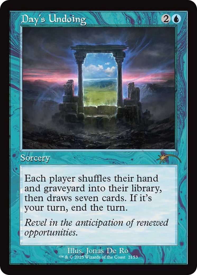 Day's Undoing (Retro Frame) [Secret Lair Drop Series] | Card Citadel