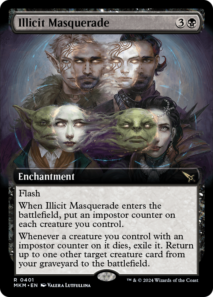 Illicit Masquerade (Extended Art) [Murders at Karlov Manor] | Card Citadel