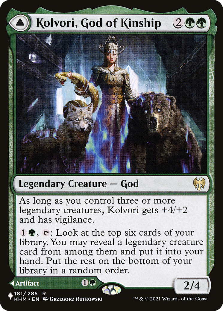 Kolvori, God of Kinship // The Ringhart Crest [Secret Lair: From Cute to Brute] | Card Citadel