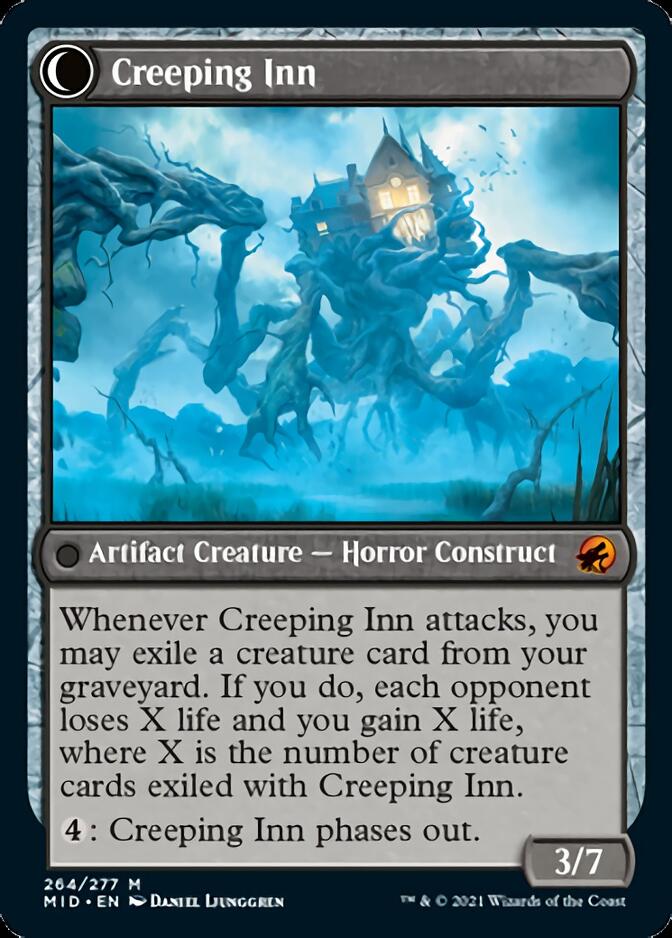 Hostile Hostel // Creeping Inn [Innistrad: Midnight Hunt] | Card Citadel