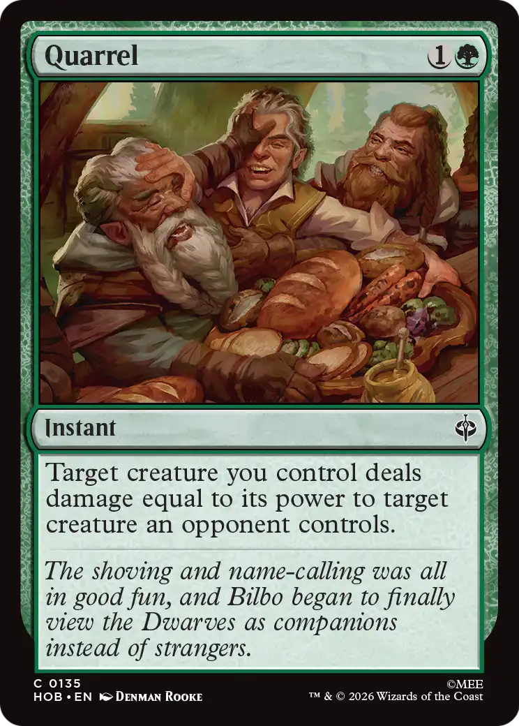 Quarrel [The Hobbit] | Card Citadel