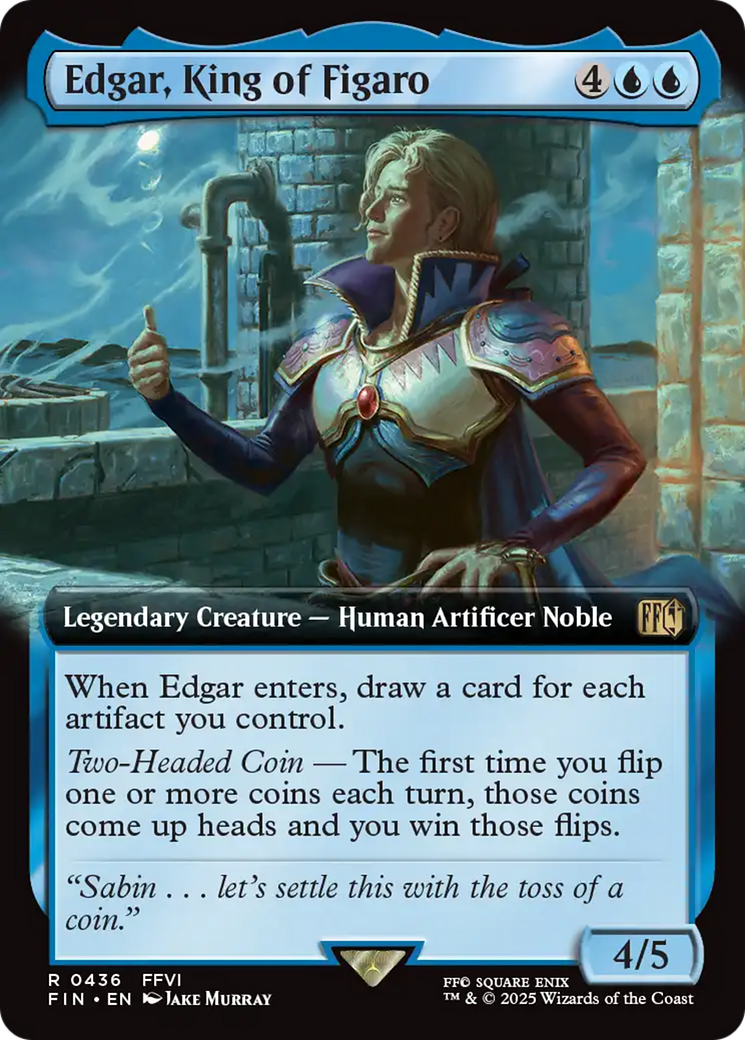 Edgar, King of Figaro (Extended Art) [FINAL FANTASY] | Card Citadel