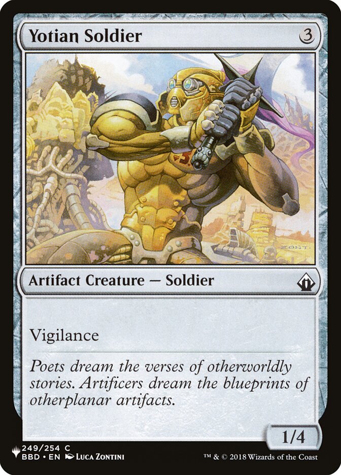 Yotian Soldier [The List] | Card Citadel
