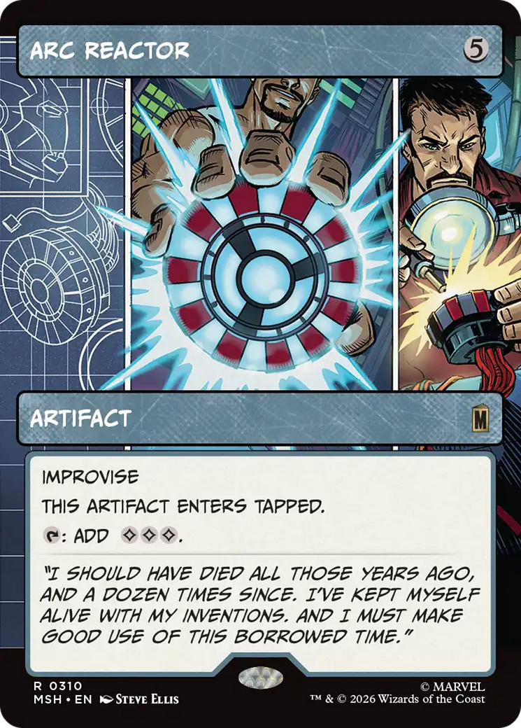 Arc Reactor (Borderless) [Marvel Super Heroes] | Card Citadel