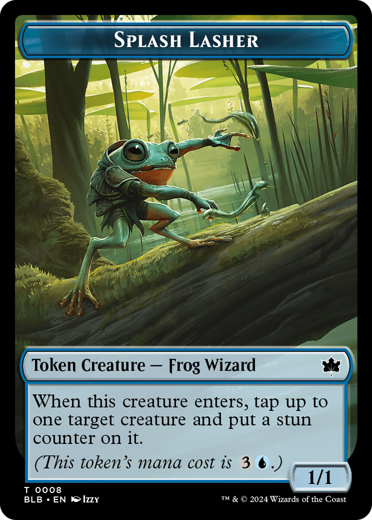 Splash Lasher Token [Bloomburrow Tokens] | Card Citadel