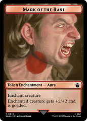 Mark of the Rani // Cyberman Double-Sided Token [Doctor Who Tokens] | Card Citadel