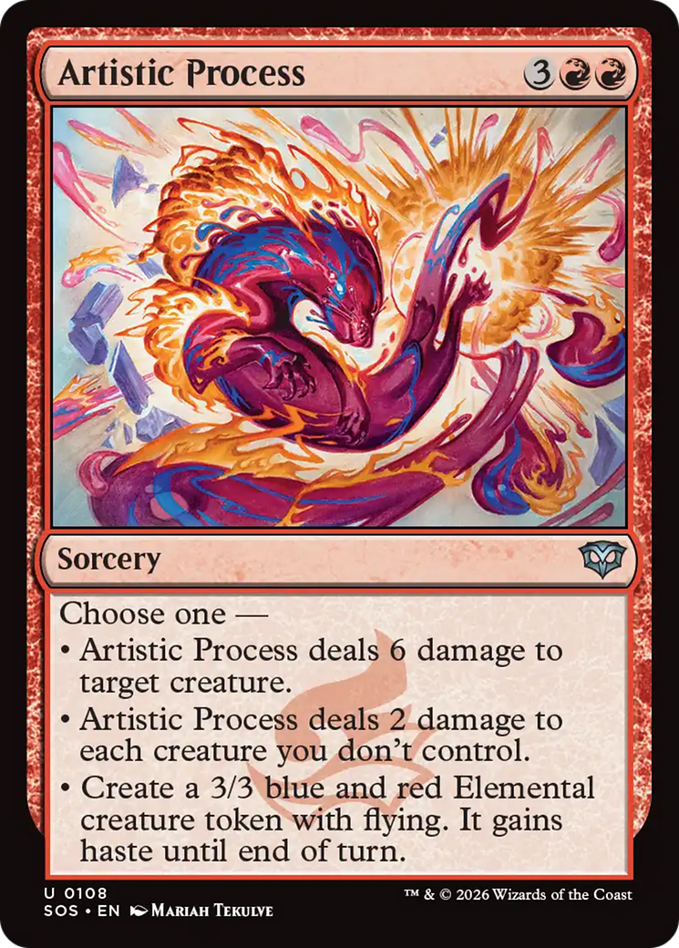 Artistic Process [Secrets of Strixhaven] | Card Citadel