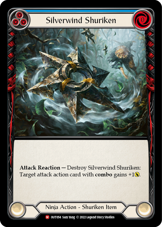 Silverwind Shuriken [OUT054] (Outsiders)  Rainbow Foil | Card Citadel