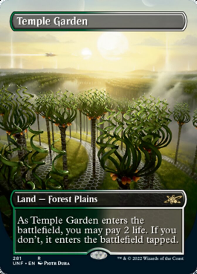 Temple Garden (Borderless) [Unfinity] | Card Citadel