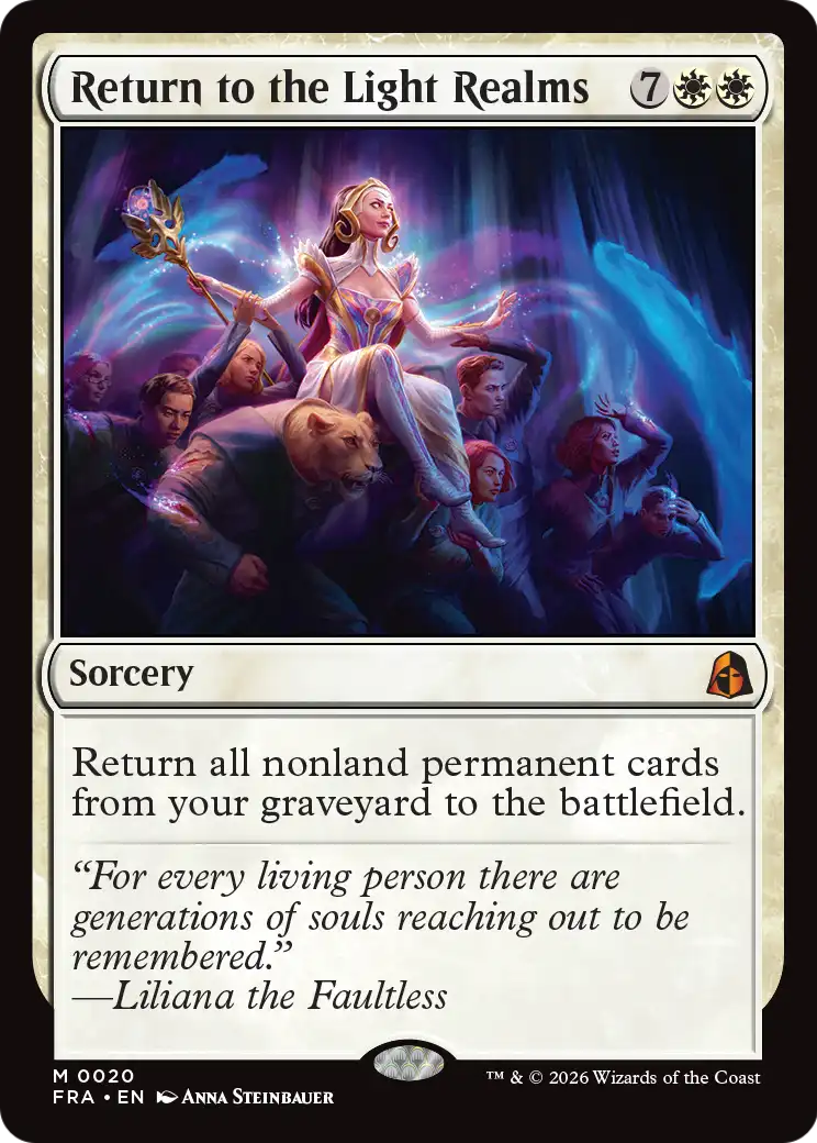 Return to the Light Realms [Reality Fracture] | Card Citadel