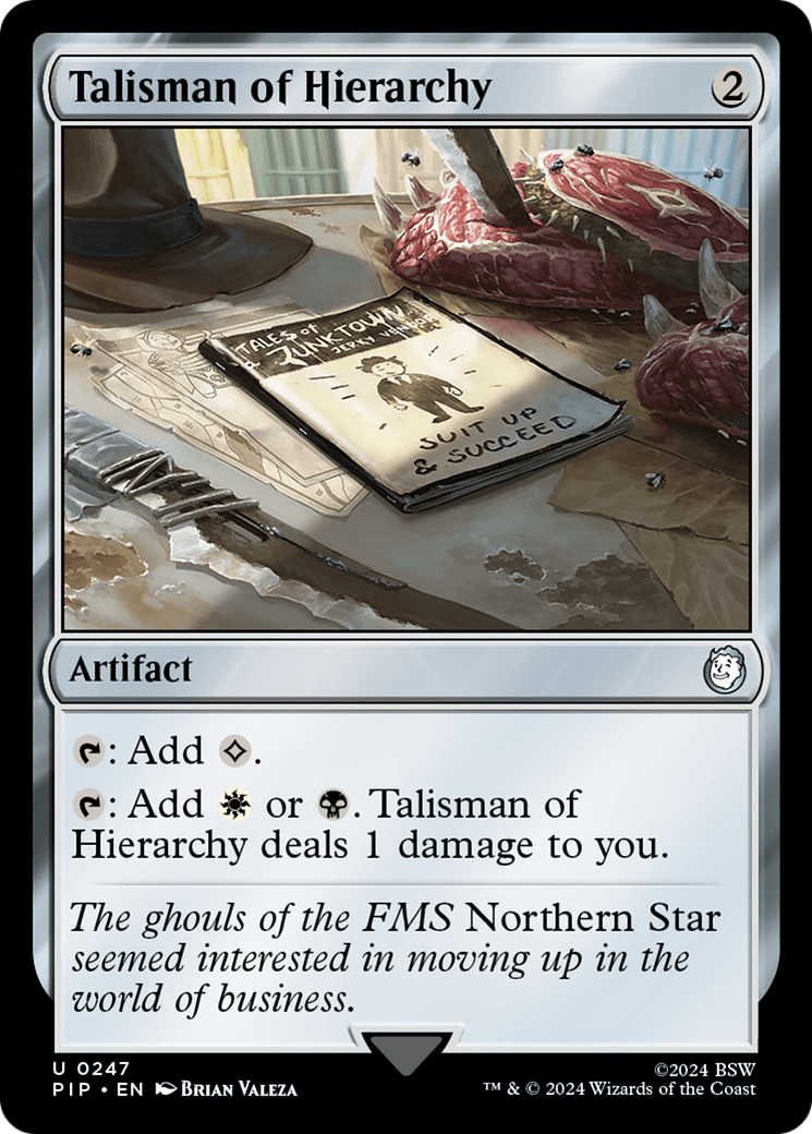 Talisman of Hierarchy [Fallout] | Card Citadel