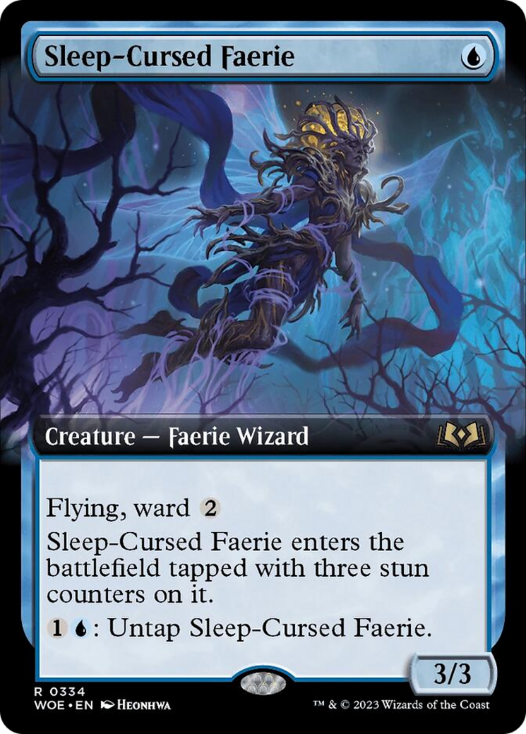 Sleep-Cursed Faerie (Extended Art) [Wilds of Eldraine] | Card Citadel